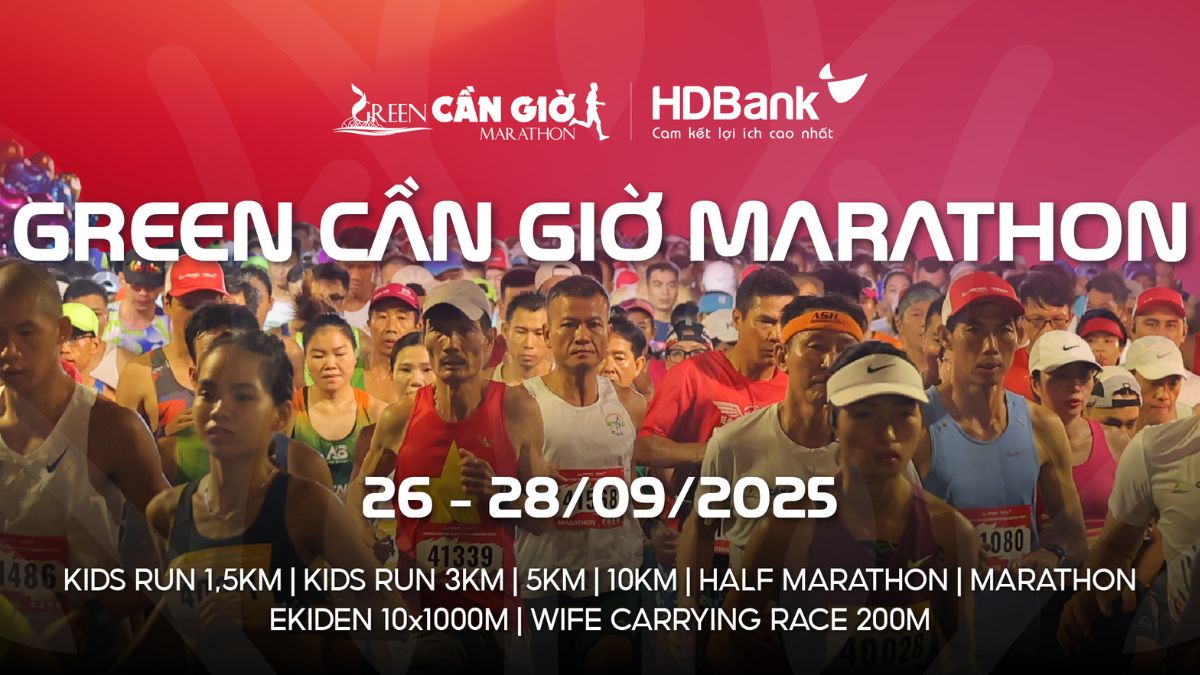 Thông tin giải chạy Green Cần Giờ Marathon HDBank 2025 